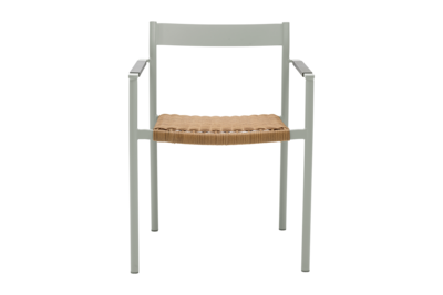 DK matstol Light Grey/Natur