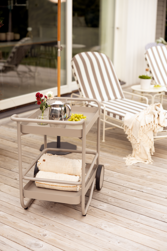 Arts vilsäng Soft White/Yellow Stripes