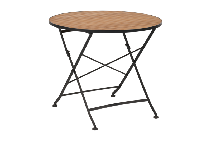 Brewer matbord Svart/teak