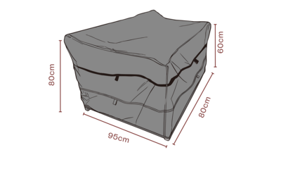 Möbelskydd fåtölj Svart