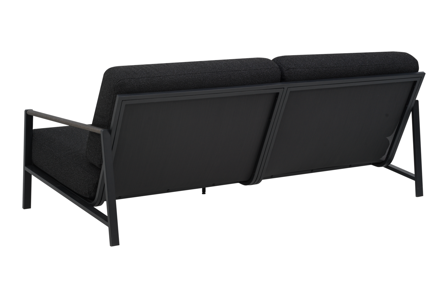 Lyra 2,5-sits soffa Svart/Teddy Black