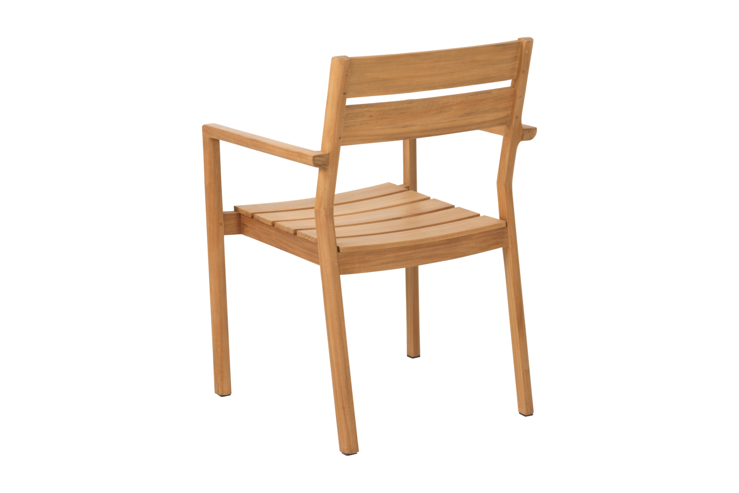 Delia Teak karmstol Natur