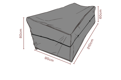 Möbelskydd soffa Svart