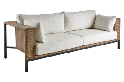 Shell 2,5-sits soffa Black/Teddy Beige