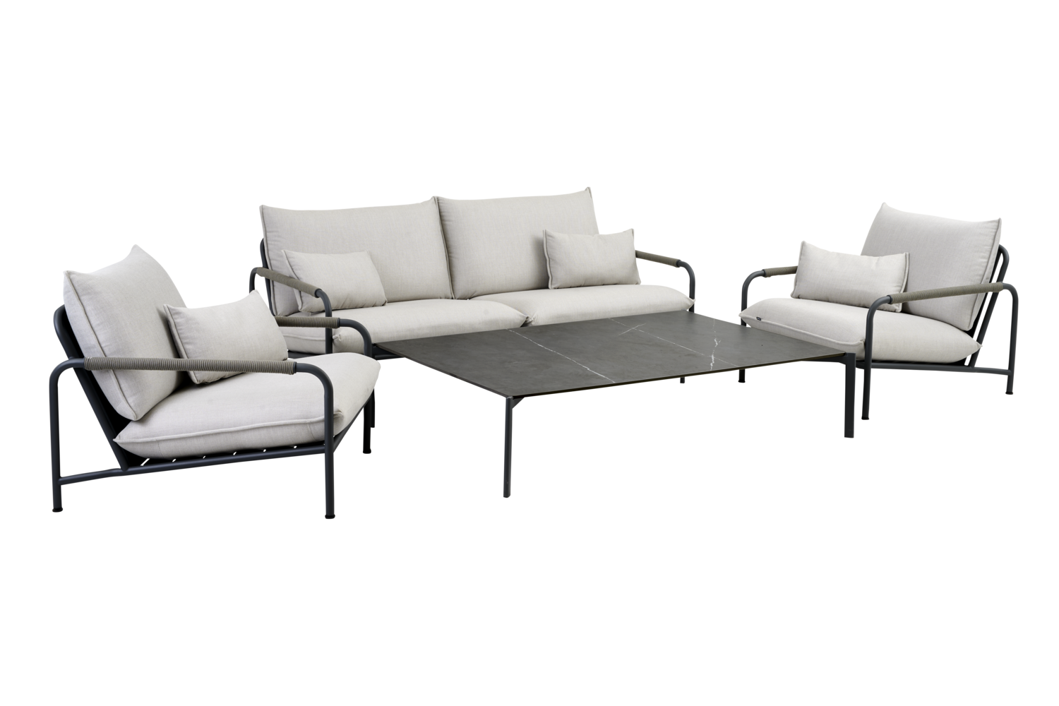 Hallavara soffbord Antracit/Grå