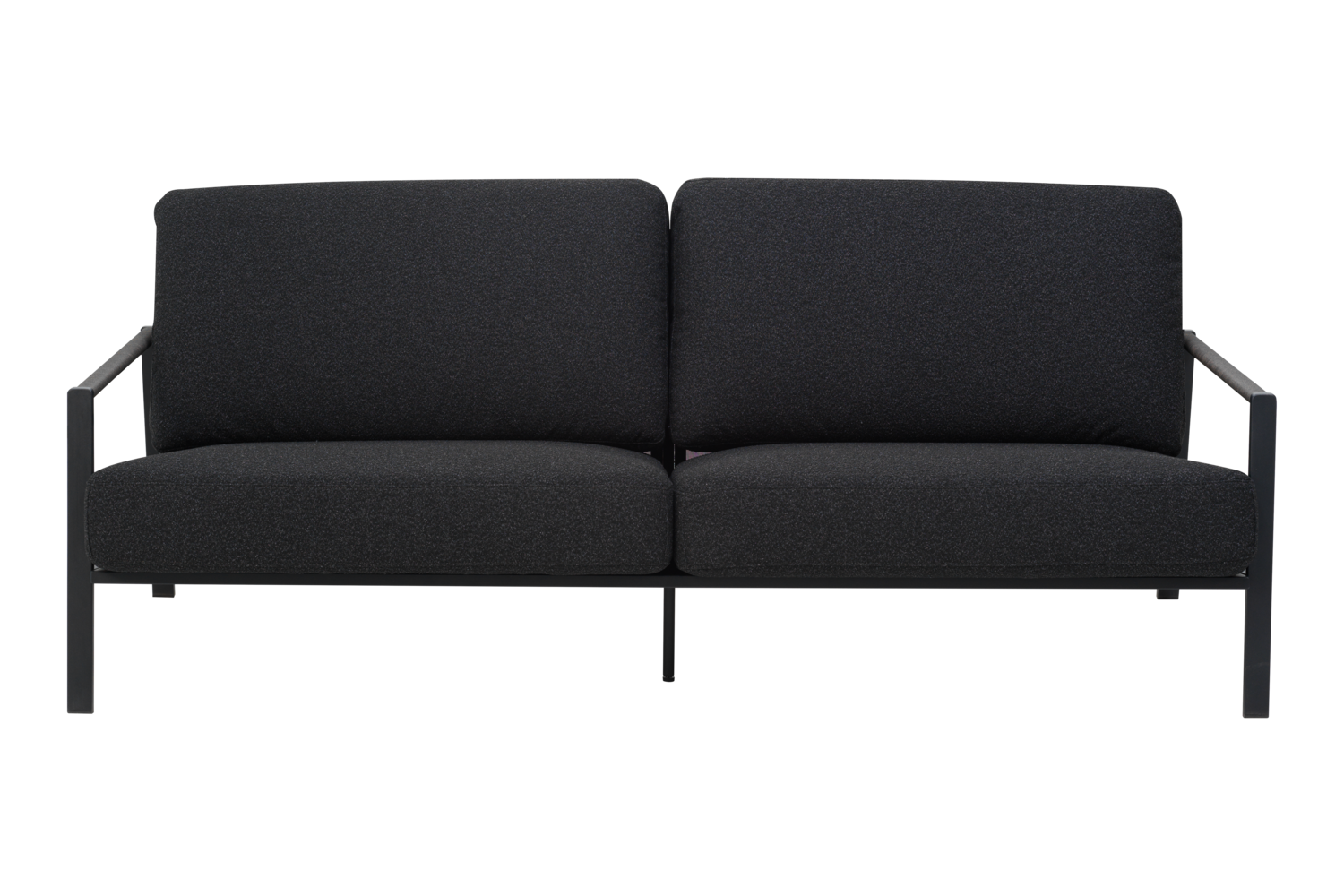 Lyra 2,5-sits soffa Svart/Teddy Black