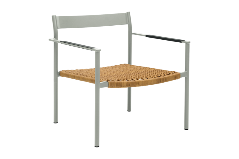 DK loungefåtölj Light Grey/Natur