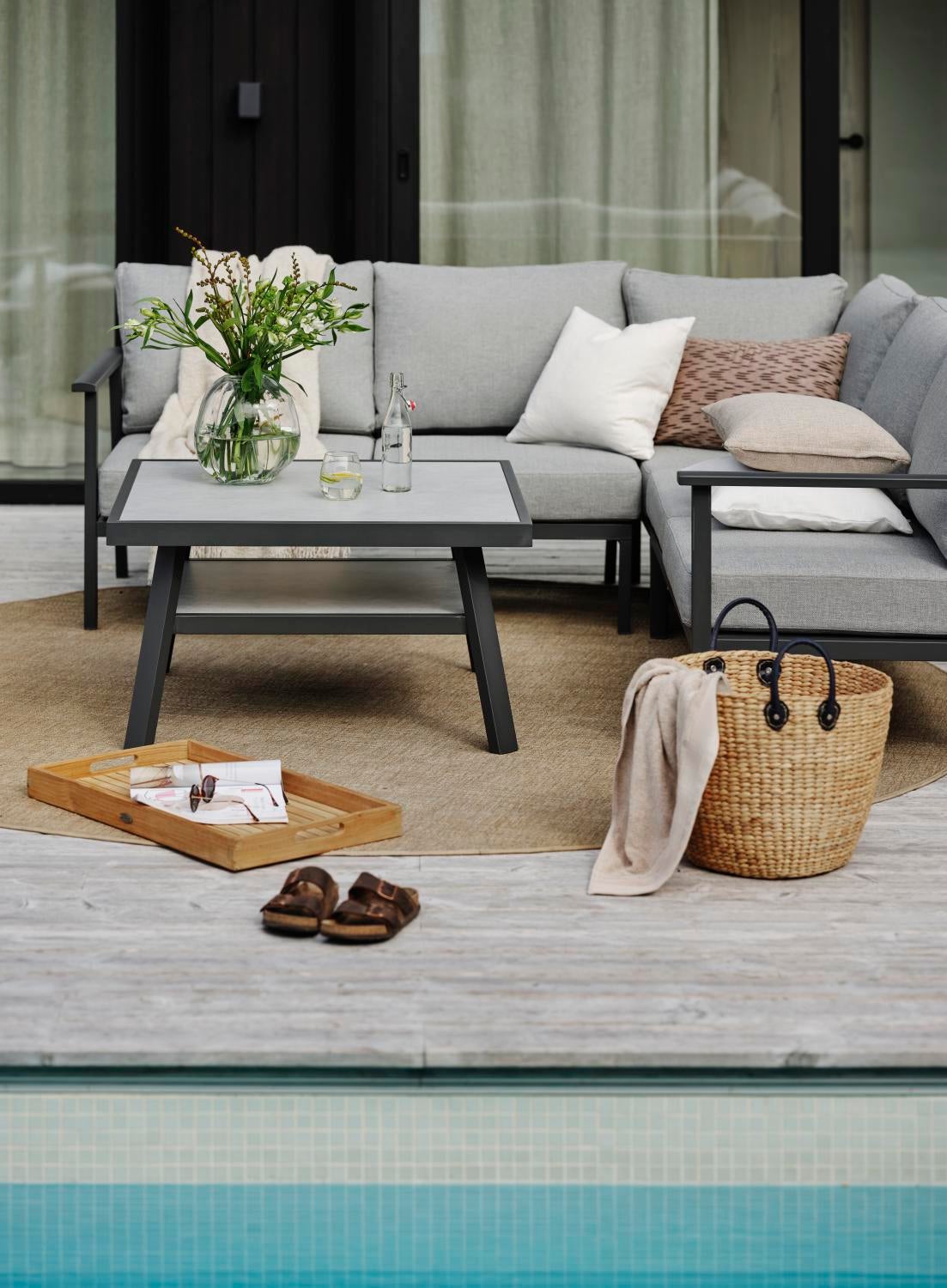 Samvaro Low avslut Antracit/Pearl grey