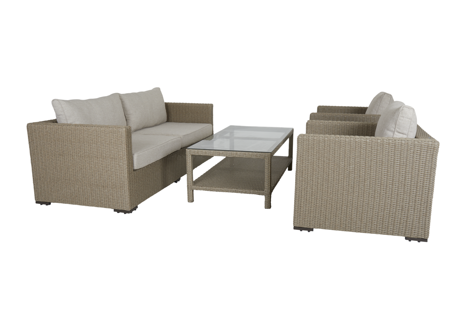 Funkia fåtölj Beige/sand